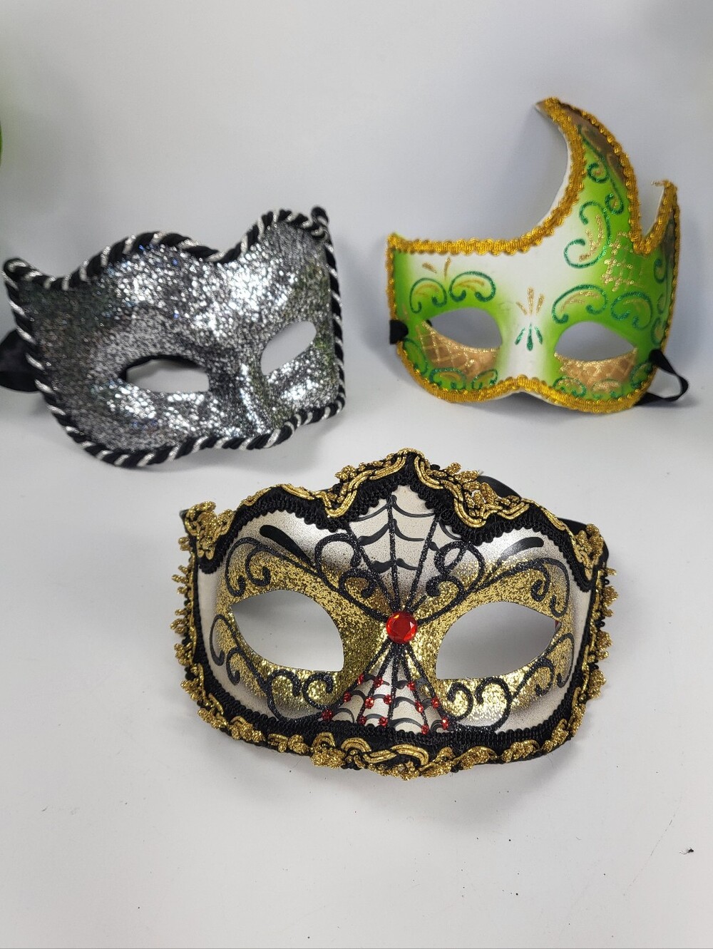 3 La Maschera del Galeone Masks Italy Masquerade Festival Artist Signed & Sealed